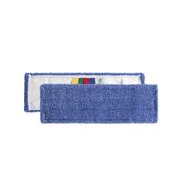Mikrovláknový mop Safe Pocket, Premium, 40 cm, modrý