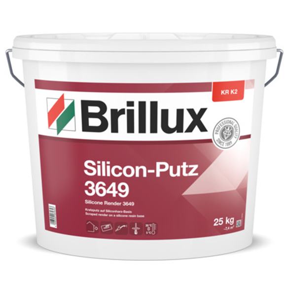 Brillux 3649 Silicon Putz KR K2, škrabaná