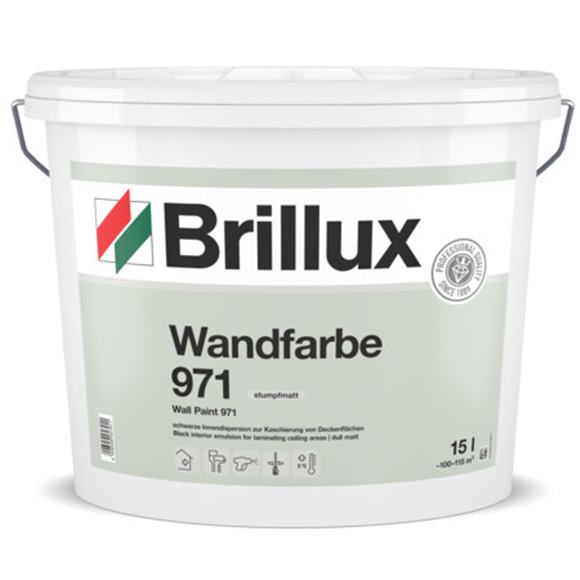 Brillux 971 Wandfarbe ELF - Farba na stenu, čierná