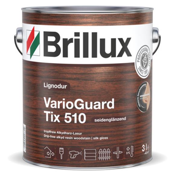 Brillux Lignodur VarioGuard Tix 510 - Gelová lazúra