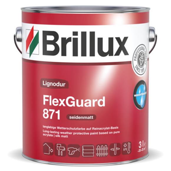 Brillux Lignodur FlexGuard 871 - Krycia farba na drevo