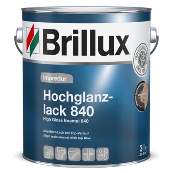 Brillux 840 Impredur Hochglanzlack - Vysokolesklý email